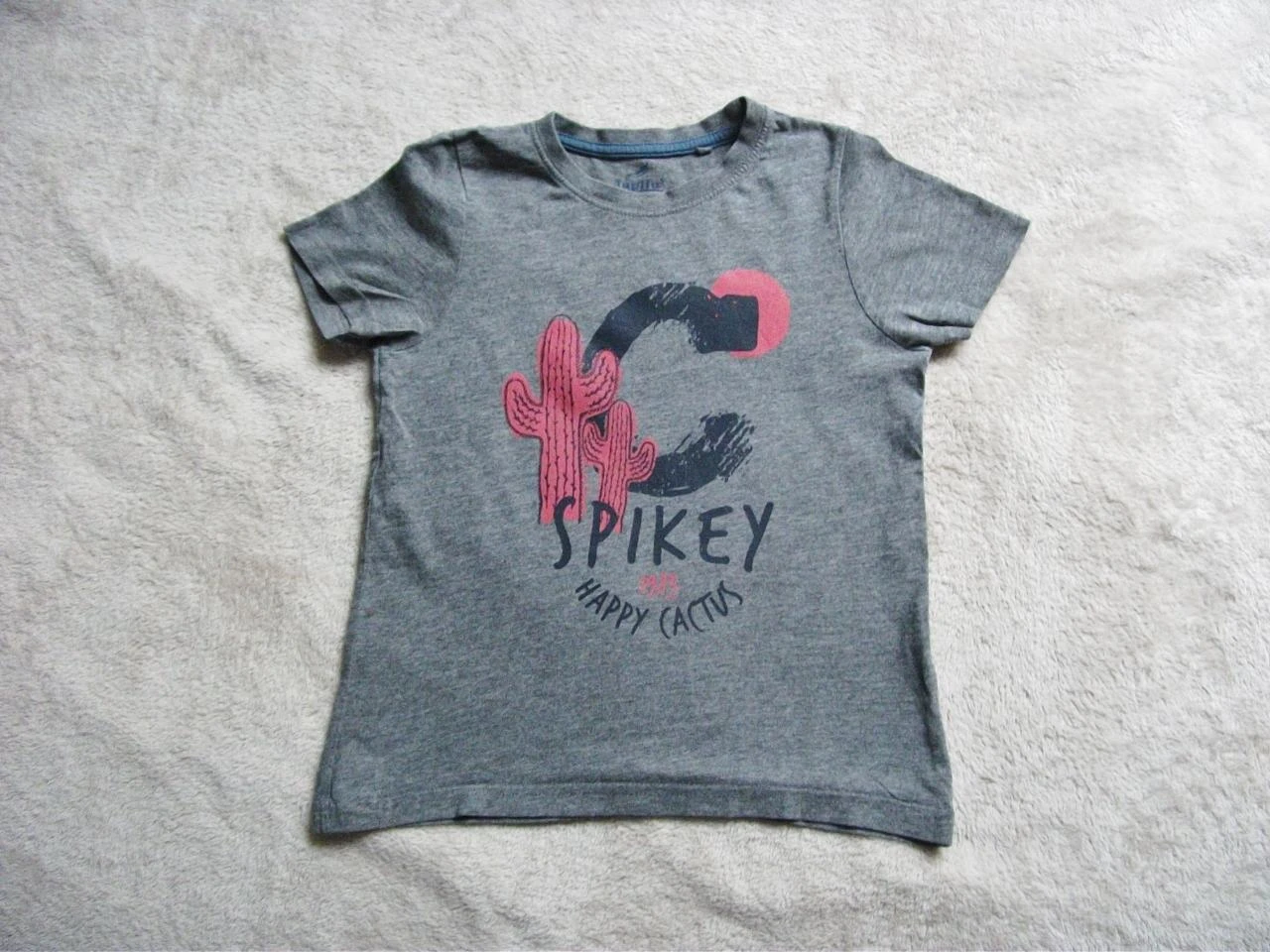 T-shirt gris Lupilu 110/116 cm